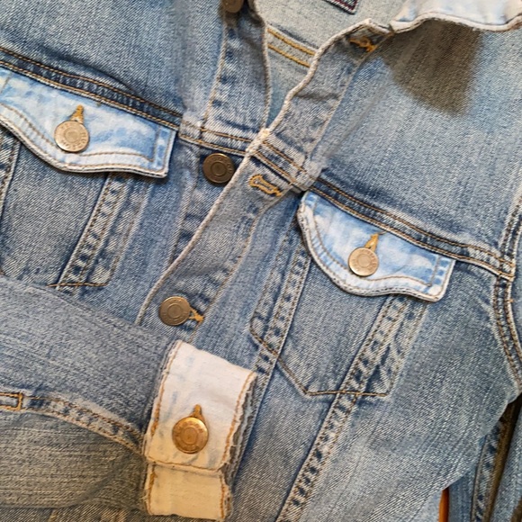 Hudson distressed jean jacket - Picture 3 of 8
